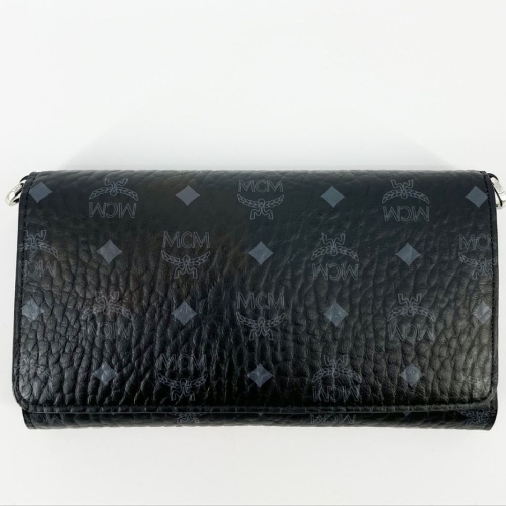 🚫SOLD🚫🆕️MCM Visetos Wallet Crossbody Bag - Picture 2 of 16